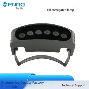 6w Led Outdoor Waterproof Corrugated Lights, 2*6w High and Low Voltage Ancient Town Tile Lights, Led Corrugated Spotlights thumbnail-3