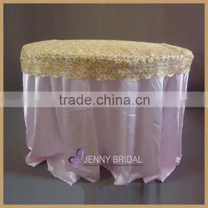 TL001A Made-in China Chemical Lace Cheap Wedding Table Overlay thumbnail-2