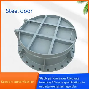 Steel Flap Gate From Wuhan, Hubei. Round Gate for Water Stop and Backflow Prevention thumbnail-1