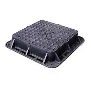 High-quality Ductile Iron Jingdong Brand Black Durable Manhole Cover for Municipal Engineering Customized Casting Lock Road thumbnail-3