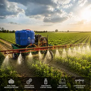 Remote Control Field Sprayer SPRY600B Agricultural Equipment With Large Tank Powerful Pump and Durable Brushless Drive thumbnail-1