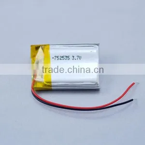 Li-polymer 752535 Battery 3.7V 600mAh thumbnail-1