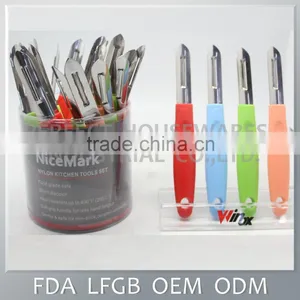 PP HANDLE S/S GADGETS -- PEELER, CHEESE SERVER, GRATER, PIZZA CUTTER, STRAINER thumbnail-1