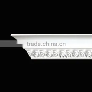 Manufacturers New Design Ceiling Decoration Interior PU Cornice, pu Moulding thumbnail-3