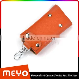 Protective Snap Closure Full Grain Leather Key Wallet for Key Safe Supplier's Choice thumbnail-5