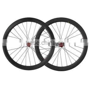 2016 Best Quality 700c50mm Clincher Road Disc Wheelset China Carbon Disc Wheels thumbnail-2