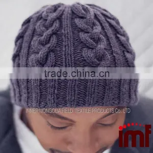 Long Merino Wool Beanie Mens Long Hat Beanie Quality Choice thumbnail-1