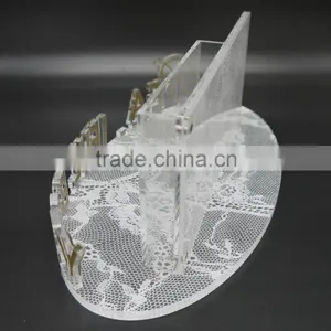 Custom Silk Screen Printing Plexiglass/acrylic/PMMA Retial Counter Cosmetic Leaflet Pocket Display Stand,table Brochure Holder thumbnail-6