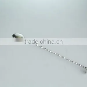 FDA Approved Hot Sell Stainless Steel Cocktail Spoon Quality Choice thumbnail-3
