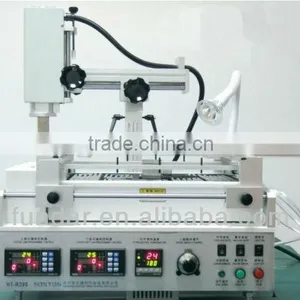 Cost Low HT 390 3 Temperature Zones Hot Air Infrared Heating Bga Rework Station for Laptop Motherboard thumbnail-1