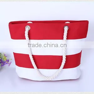 Fashion Charm Joint Canvas Beach Bags Yiwu China Dropship Company Quality Choice thumbnail-4