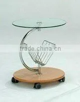Magazine Rack With Wooden Bottom thumbnail-1