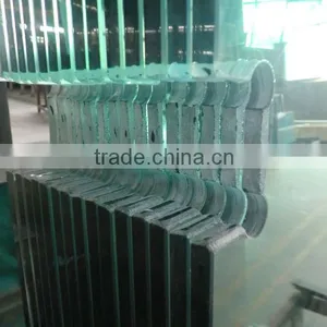 15mm Heat Strengthened Tempered Glass as Glass Wall Big Size (ISO9001, AS/NZS 2208, CE EN12150) thumbnail-1