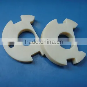 Engineering Plastic Cnc Milling Machining Custom Pa66 Square Hole Bushing thumbnail-5