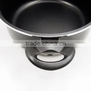 Forged Aluminum Imitation Nonstick Coating Pressed Aluminum Casserole Hot Pot Cheap Price thumbnail-4