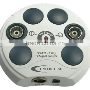 4 Way Vhf Uhf Indoor TV Antenna Amplifier thumbnail-1