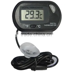 Aquarium Reptile Tank Diving Kennel Sucker Digital Water Temperature Thermometer ST-3 thumbnail-1