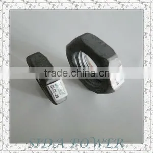 China Supplier Steel Tower Hex Nut Fasteners Thin Lock Nut thumbnail-1