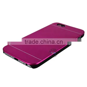 Hot Selling for Iphone 6 Hybrid pc Case +metal Cover thumbnail-1