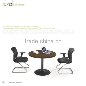 Small Round Mdf Wood Conference Room Table Factory Sell Directly DY54 thumbnail-1