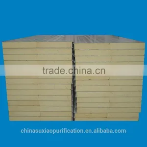 Fire-proof Polyurethane Sandwich Hot Rolled Steel Plate for Air Cleaning Project Price thumbnail-1