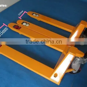 Small Mini Warehouse Equipment 2-3Ton Hand Hydraulic Pallet Truck With Nylon/PU Wheels for Sale thumbnail-1