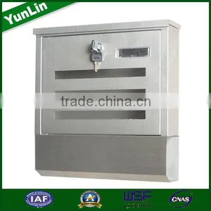 YUNLIN Mailbox Hinge New Stainless Steel Mailbox, Letterbox, Letter Box Mailbox With Pedestal thumbnail-1