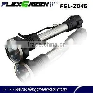 Rechargable 18650 Battery Xml T6 LED Stainless Steel Torch thumbnail-1
