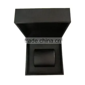 Luxury Black Wooden Watch Box & Watch Case For Men. thumbnail-3