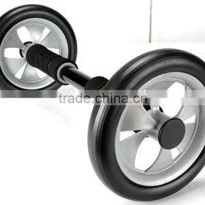 2 in 1 Massage & Exercise Wheel AB Exercise Easy to Use and Carry Home Gym Exercise Wheel AB WHEEL Brake Exercise Wheel Massage thumbnail-4