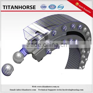 Non Geared Single Row Ball Slewing Bearing thumbnail-1