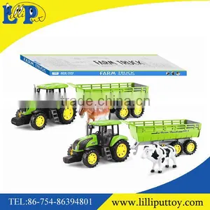 Friction Power Farmer Truck Toy With Animal thumbnail-1