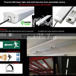 Microwave Sensor Led Linear Light 600mm 900mm 1200mm 1500mm 2400mm thumbnail-6