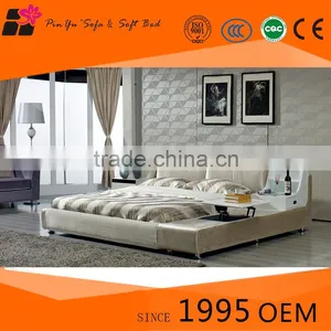 Wholesale King Size Cheap Mdf Bed, Double Folding Beds Set Design With Good Price for Living Room thumbnail-1