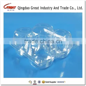 Disposable Plastic Fruit Apple Packaging Tray 4 Apples Packaging Tray Quality Choice thumbnail-3