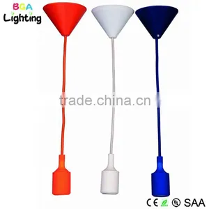 UL E26 Socket Silicone Pendant Lighting Parts With Plastic Canopy thumbnail-5
