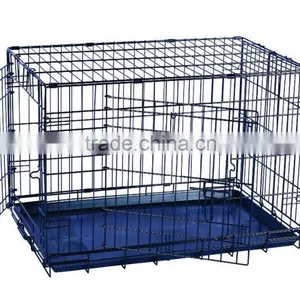 Two Door Strong Wire Mesh Dog Cage thumbnail-2