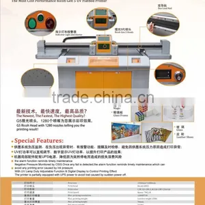 UV1325 Mini Digital Flatbed uv Printer for Pen,acrylic,metal,photo,plastic,leather,ceramics ,etc thumbnail-4