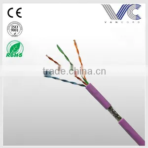 Frankever Best Price Solid BC Conductor SFTP CAT5E Network Cable thumbnail-1