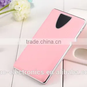 20000mAh Capacity 3 Usb Output Dual Led Lighting Digital Led Screen Wave Shape Design Customize Logo Printing Slim Power Bank thumbnail-2