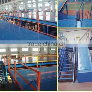 Rack Supported Mezzanine Rack Practical in Industrial Warehouse thumbnail-1