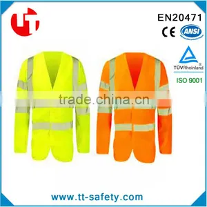 EN 20471adult Cheap High Visibility Long Sleeve Security Reflective Safety Jacket Vests thumbnail-1