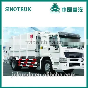 16m3 SINOTRUK 4X2 HOWO New Garbage Truck Ethiopia Truck thumbnail-1