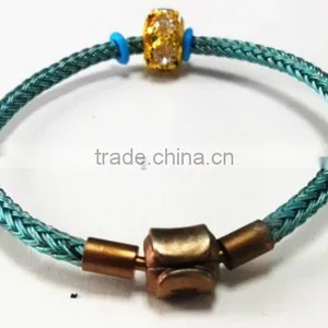 Newest 2016 Woman Popular Braided Stainless Steel Bracelets thumbnail-4