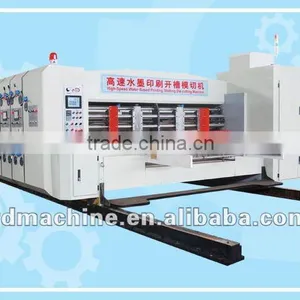 [RD-C910-2200-2] Automatic High Speed 2 Color Corrugated Carton Box Flexo Printing Die-cutting Machine thumbnail-2