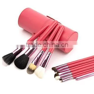Professional 4 Colors New 12 Pcs Makeup Brush Cosmetic Make Up Brushes Set With Cup Holder Case Kit thumbnail-5