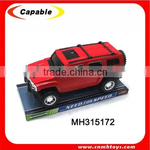 Red Plastic Cheap Car Friction Toy Car thumbnail-1