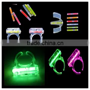 Glow Stick Ring,chemical Glow Rings (4*25mm) Ring Size Measuring Stick thumbnail-1