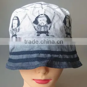 Polyester/cotton Popeline Printing Bucket Hat,white Cotton Bucket Hat thumbnail-1