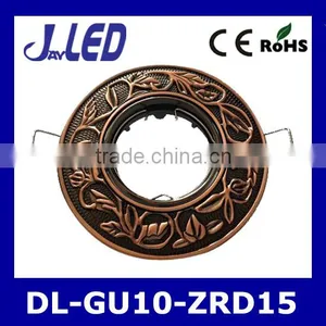 Round Shape Downlight Fixture Gu10 Bulb Zinc Die-casting Body thumbnail-1